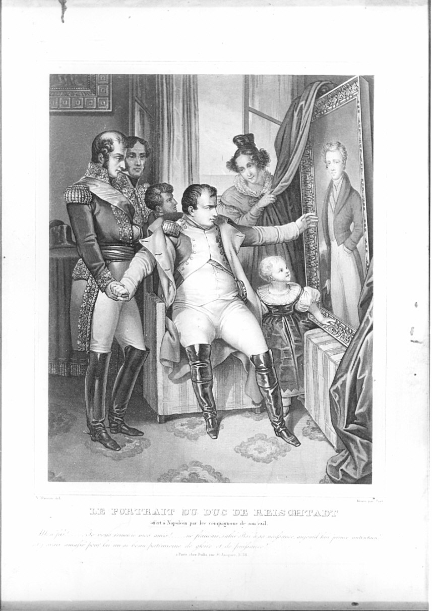 Ritratto del Duca di Reischstad (stampa) di Maurin Nicolas Eustache, Jazet Jean Pierre Marie (sec. XIX)