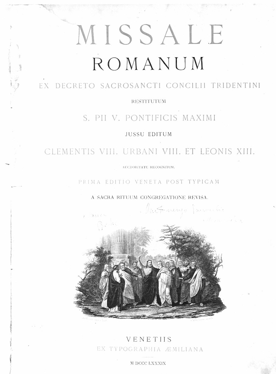 Missale Romanum, storie della vita di Maria Vergine e di Cristo (stampa) di Busato Giovanni, Viviani Antonio (sec. XIX)