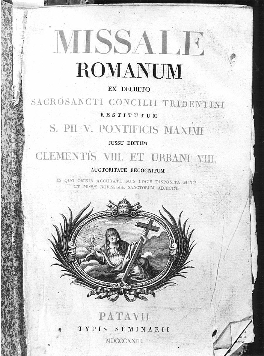 Fede (stampa, elemento d'insieme) di De Columb Ignatio (sec. XIX)