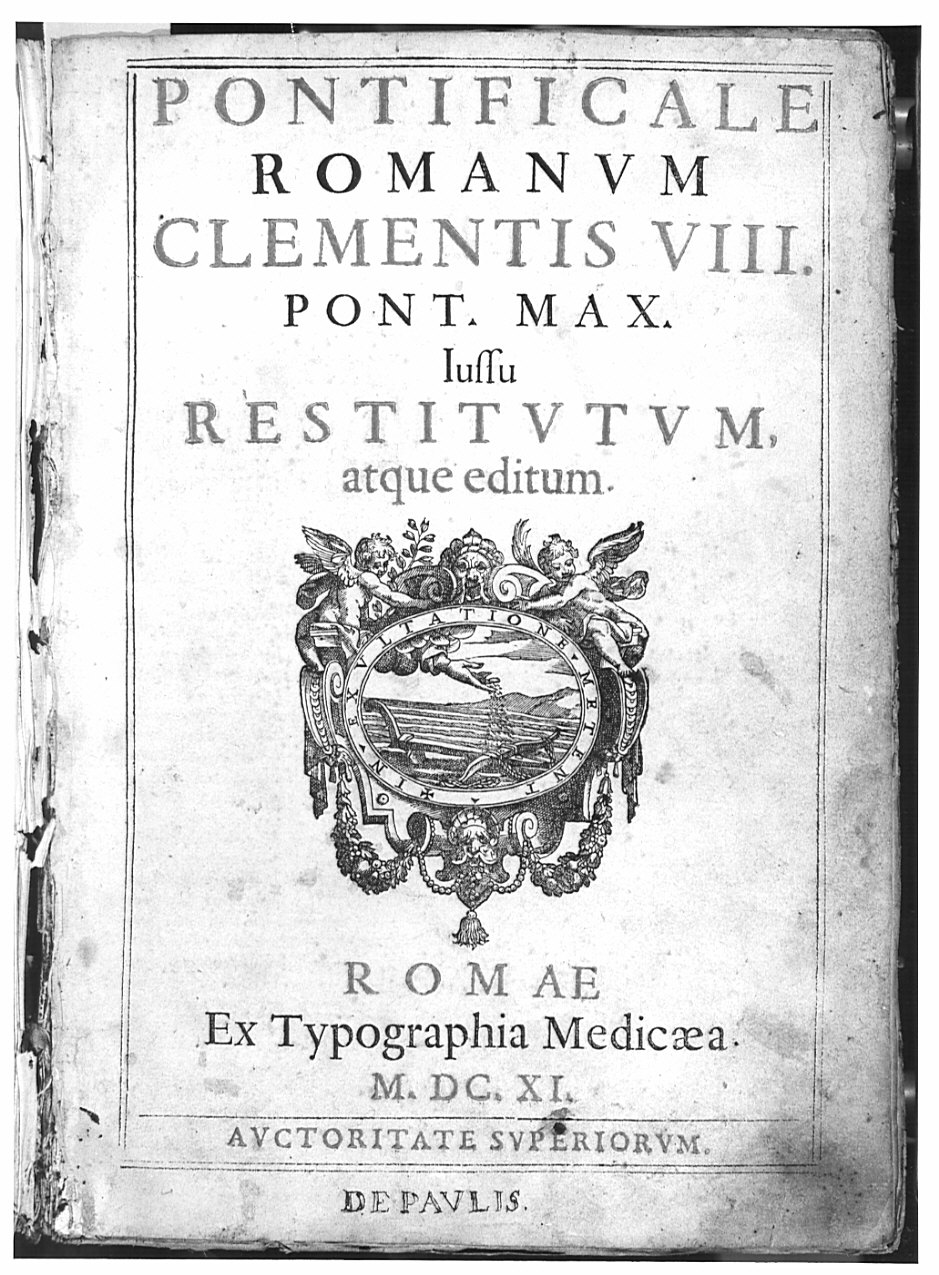 elementi decorativi/ Cresima (stampa, serie) - ambito Italia centrale (sec. XVII)