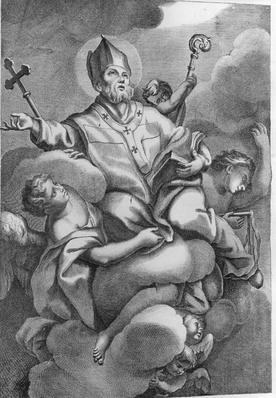 Sant'Ambrogio (stampa) - ambito italiano (sec. XIX)