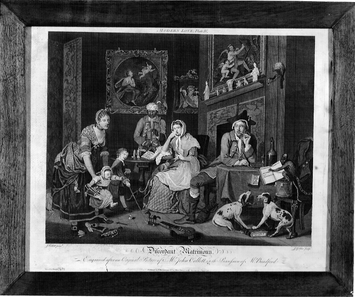 Discordant Matrimonn, scena galante (stampa, serie) di Goldar John (sec. XVIII)