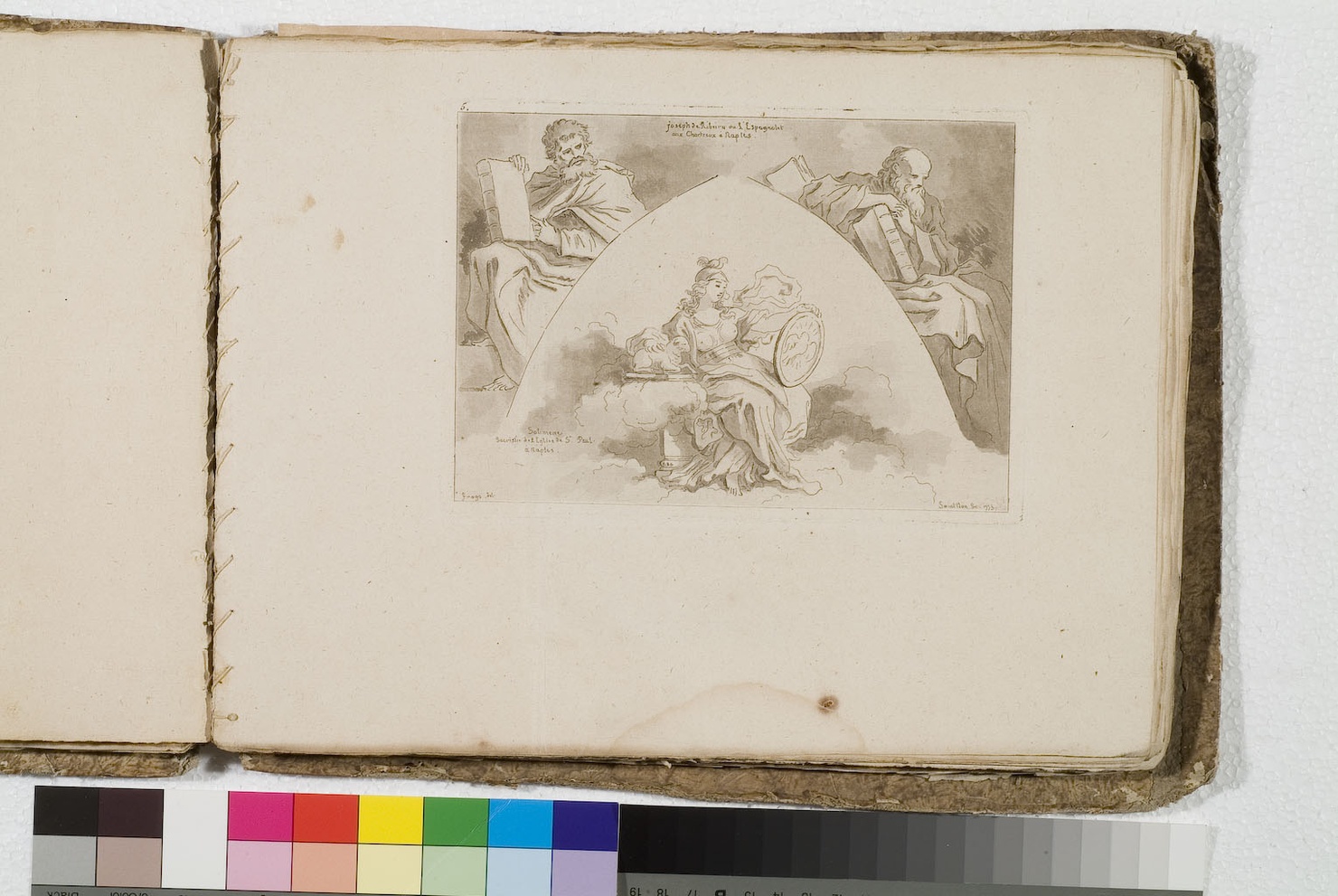 trionfo della Fede (stampa) di Fragonard Jean Honoré, De Saint-Non Richard Jean Claude, Solimena Francesco detto Abate Ciccio (sec. XVIII)