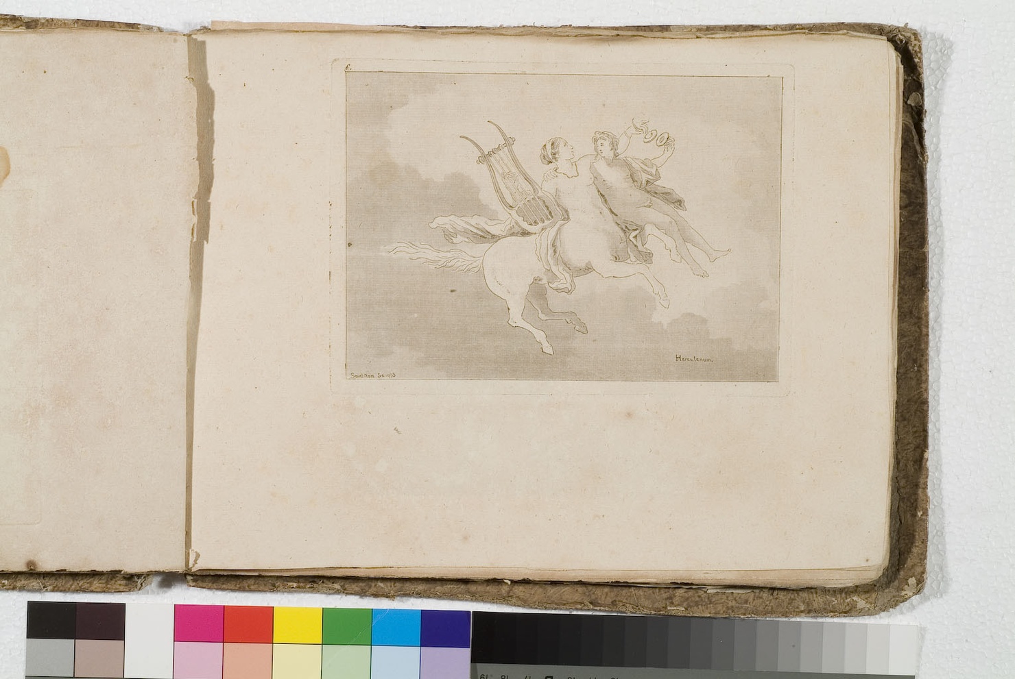 centaura con figura maschile (stampa) di De Saint-Non Richard Jean Claude (sec. XVIII)