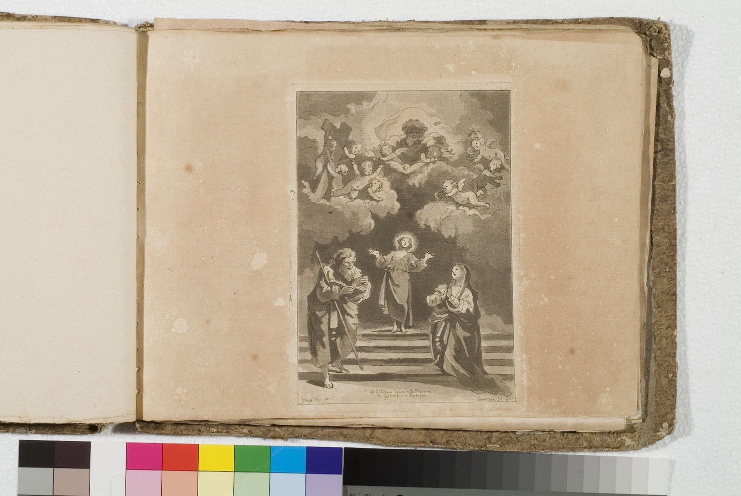Gesù Giovane (stampa) di Fragonard Jean Honoré, De Saint-Non Richard Jean Claude, Albani Francesco (sec. XVIII)