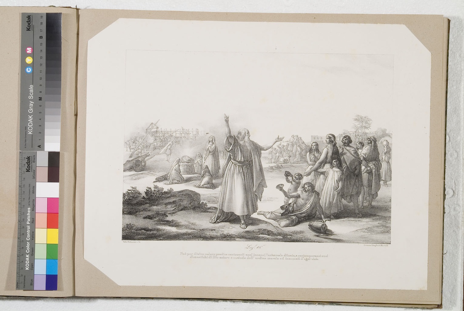 Noé (stampa) di Gallina Gallo (terzo quarto sec. XIX)