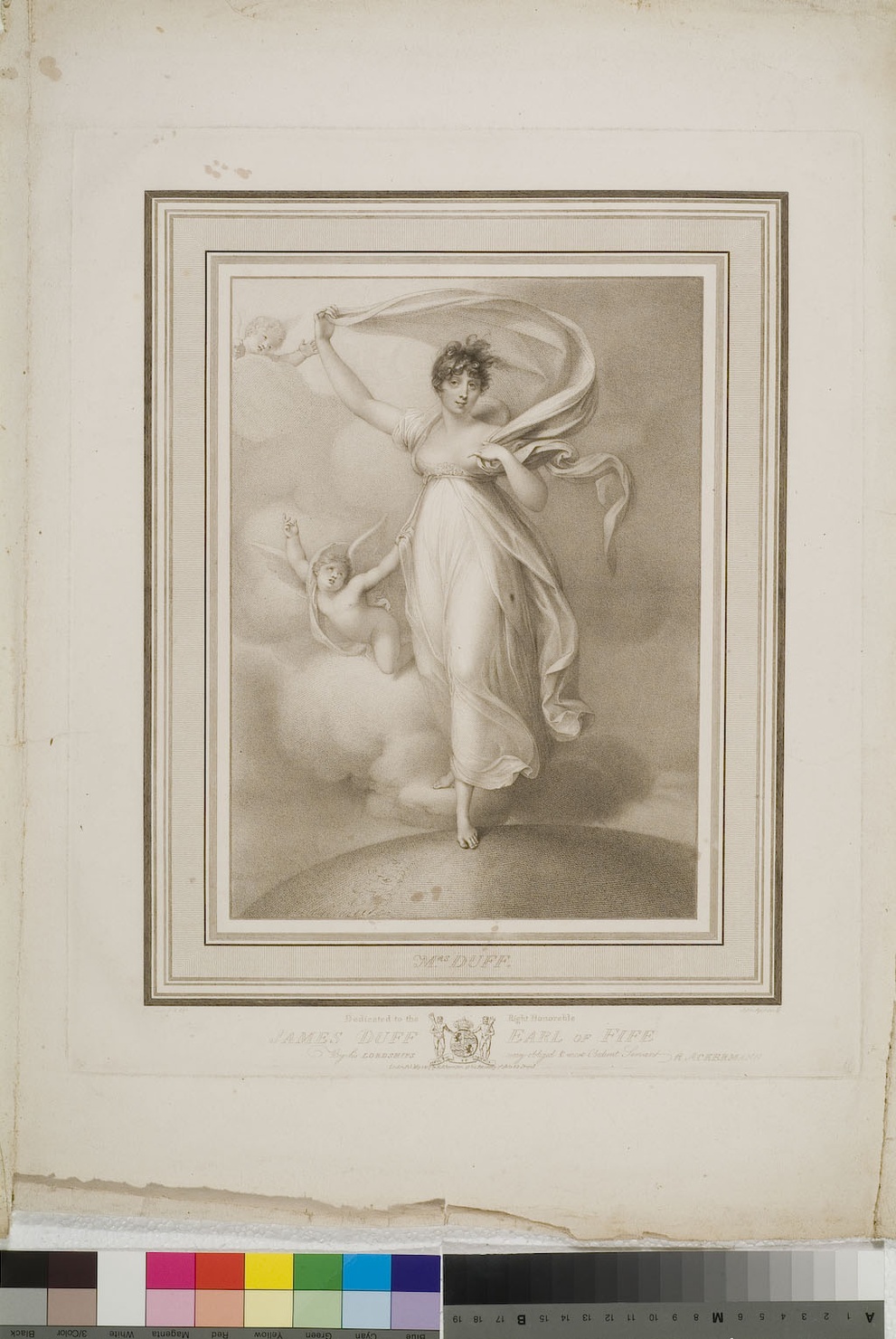 M.rs Duff, ritratto della signora Duff (stampa smarginata) di Cosway Richard, Agar John Samuel (sec. XIX)