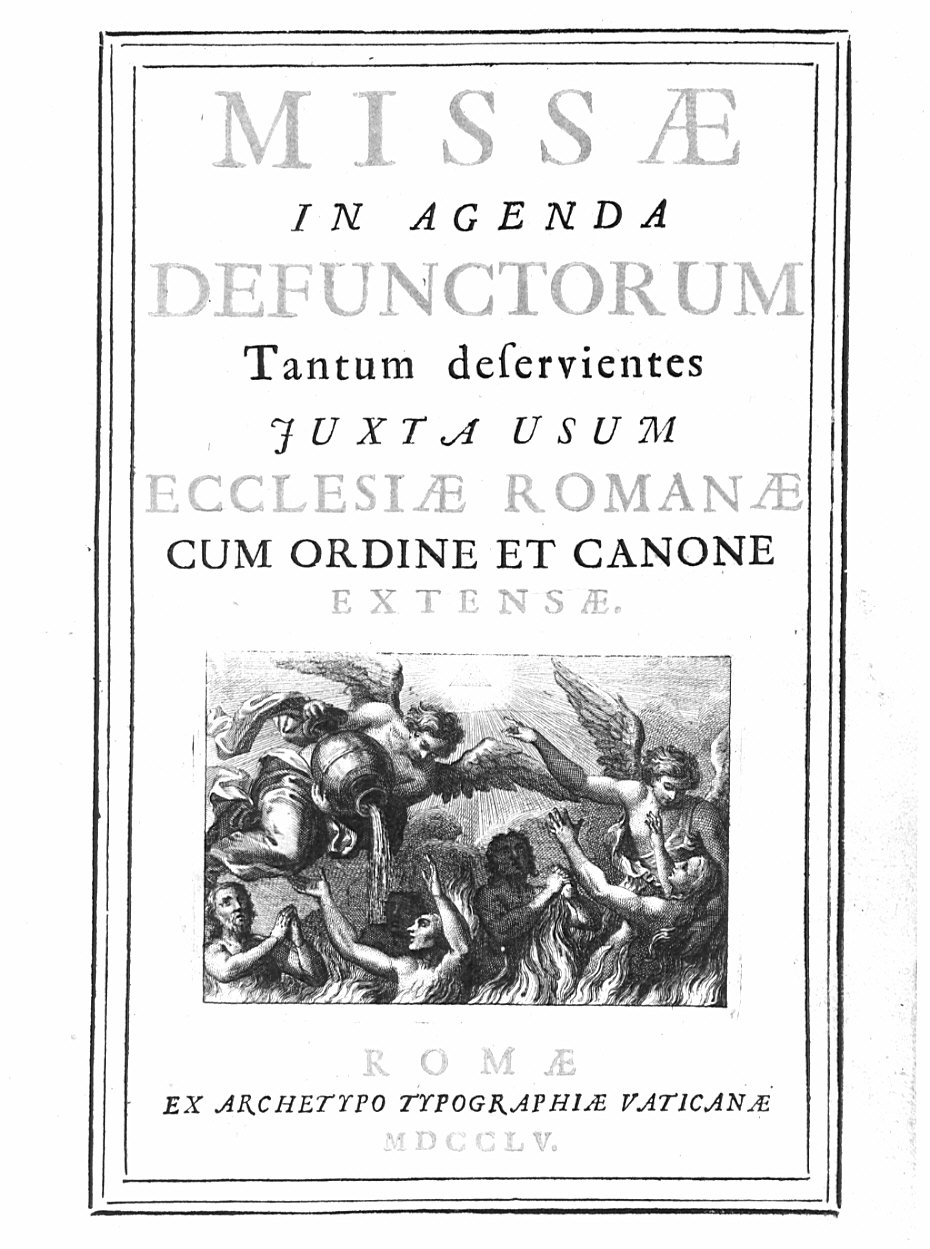 purgatorio (stampa) - ambito romano (?) (sec. XVIII)