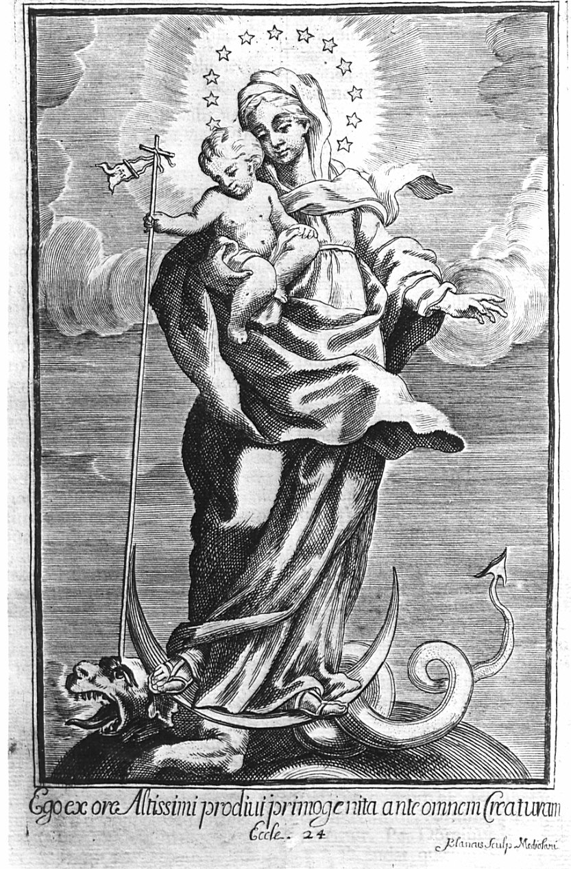 Immacolata Concezione (stampa) - ambito milanese (sec. XVII)