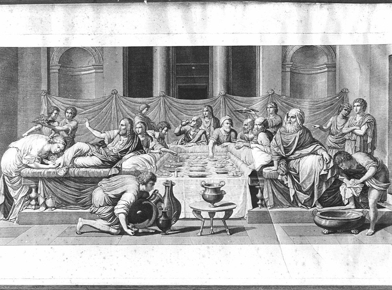 nozze di Cana (stampa) - ambito europeo (inizio sec. XIX)