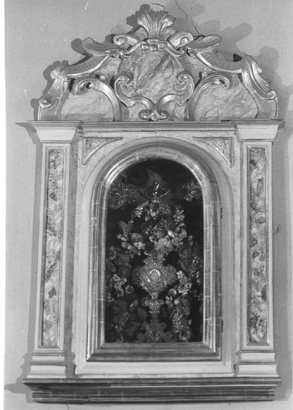 reliquiario architettonico, opera isolata - bottega lombarda (sec. XVIII)