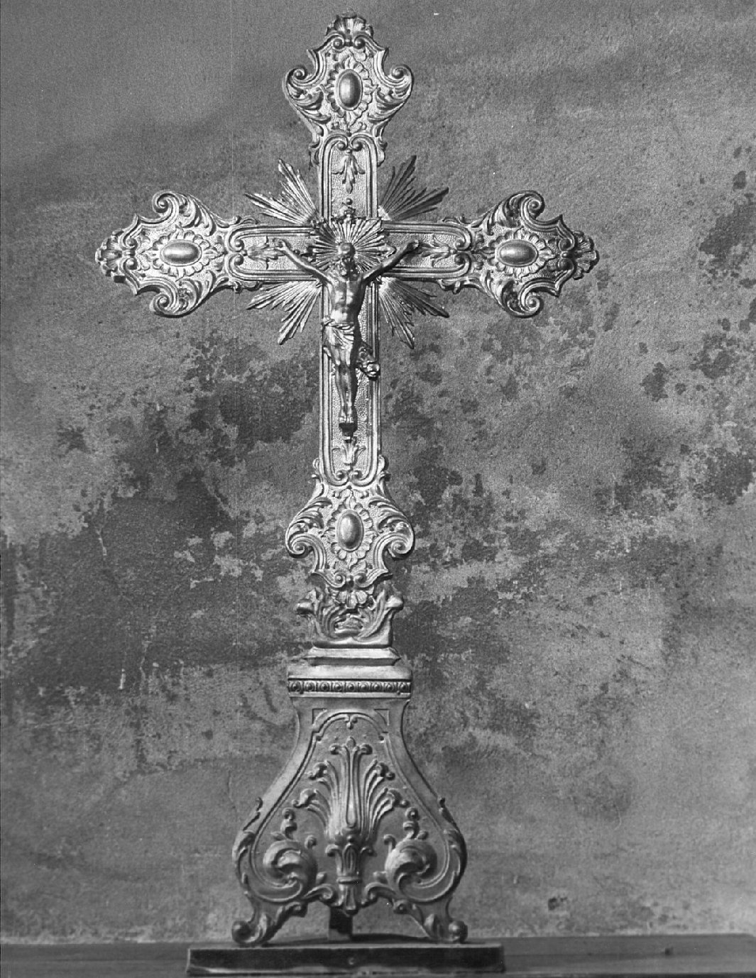 croce d'altare, opera isolata - bottega lombarda (inizio sec. XIX)