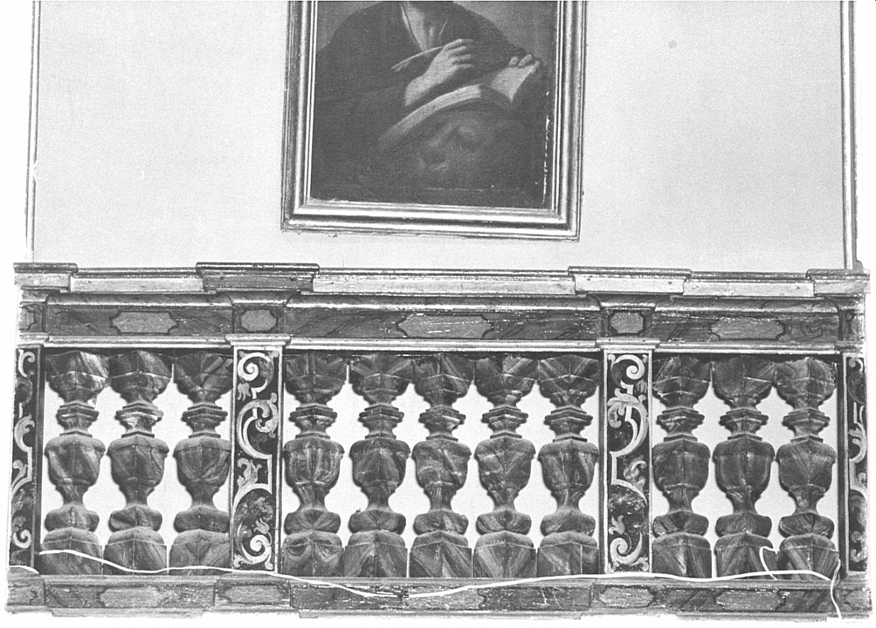 balaustrata, coppia - bottega bergamasca (sec. XVIII)