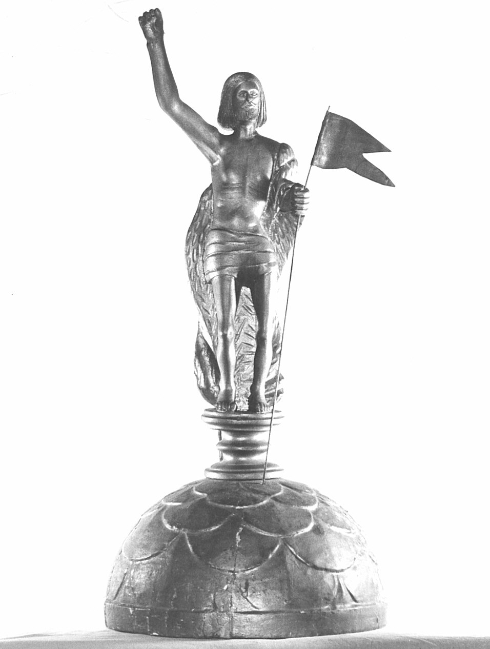 Cristo risorto (statua, elemento d'insieme) - bottega bergamasca (seconda metà sec. XVII)