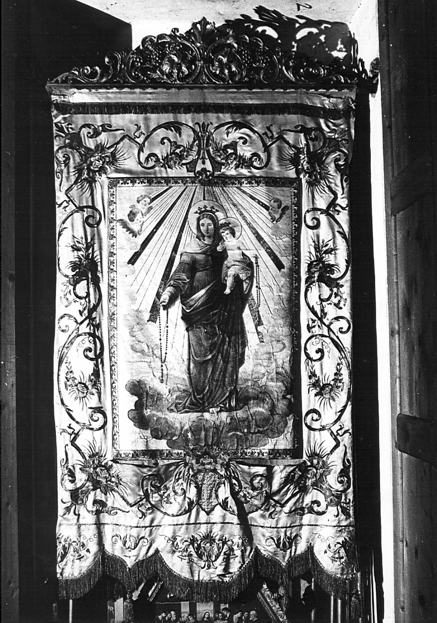San Rocco e San Giorgio (stendardo processionale, opera isolata) - manifattura lombarda (fine/inizio secc. XVIII/ XIX)