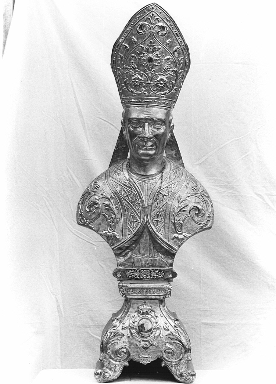 reliquiario - a busto, serie - bottega lombarda (sec. XIX)