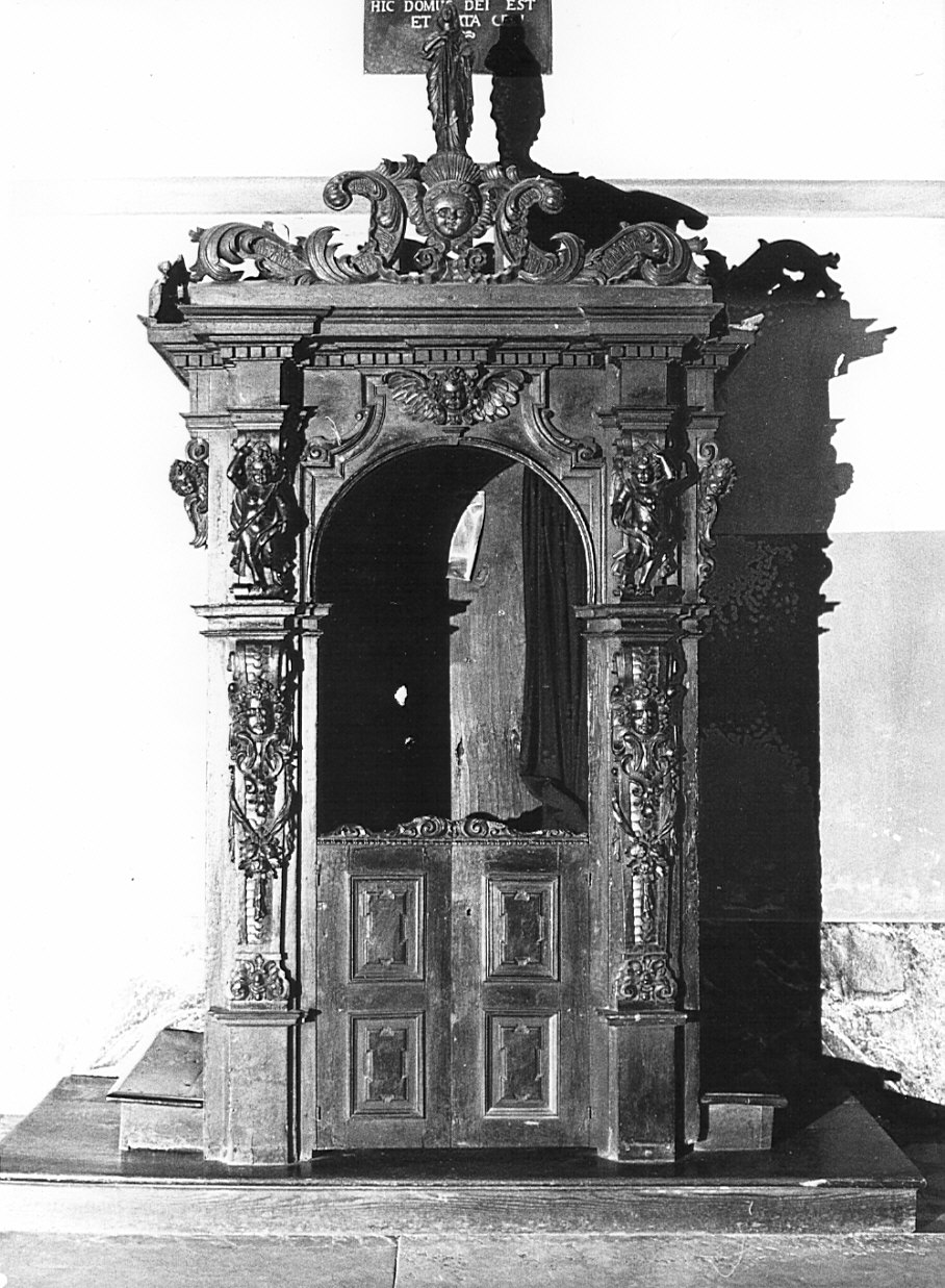 confessionale, opera isolata - bottega bergamasca (fine/inizio secc. XVII/ XVIII)