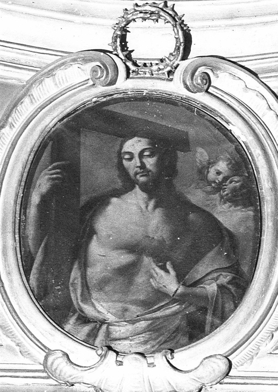 Sacro Cuore di Gesù (dipinto, opera isolata) - ambito bergamasco (sec. XVIII)