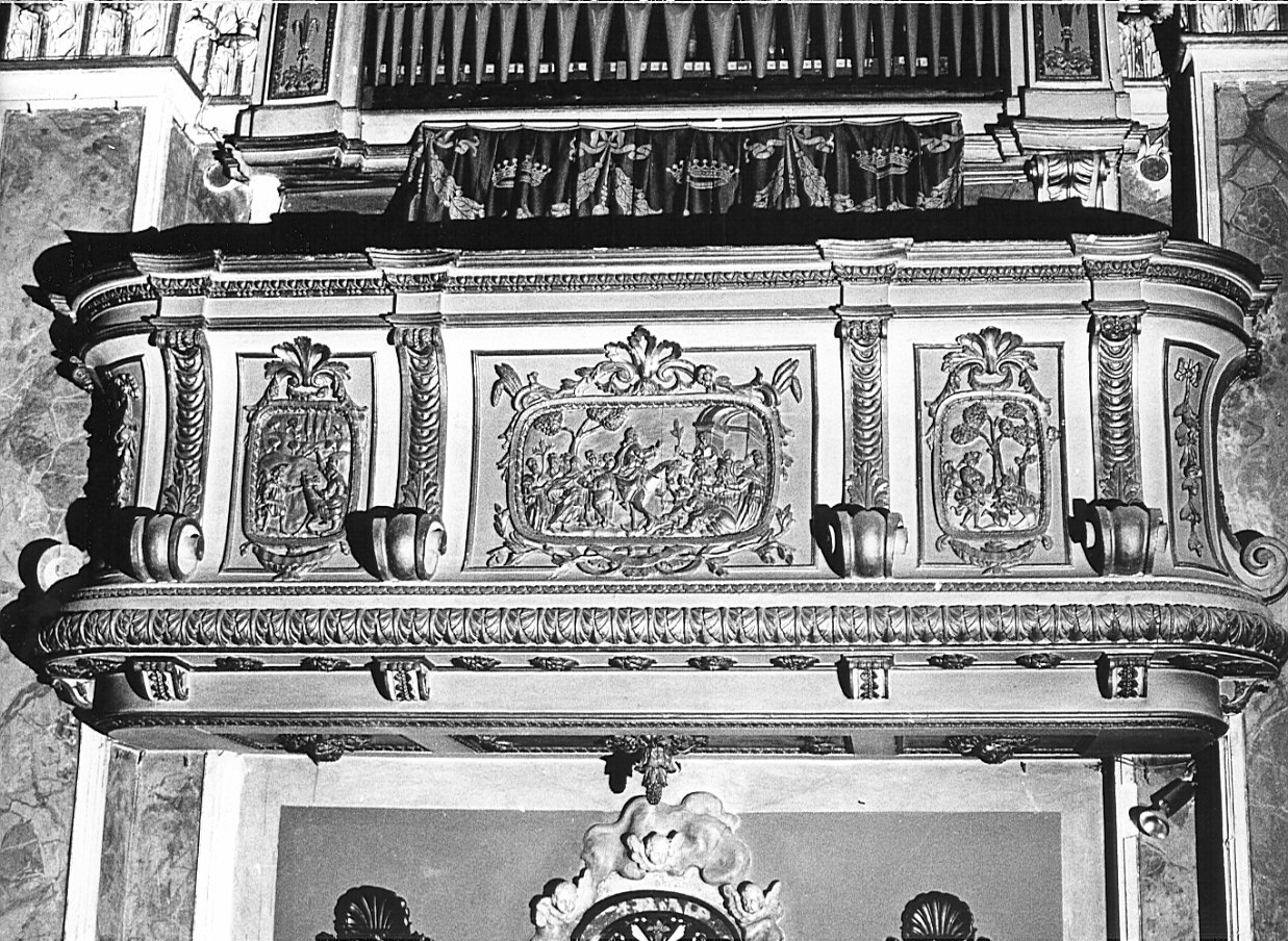 cantoria, coppia di Caniana Giuseppe (bottega) (sec. XVIII)