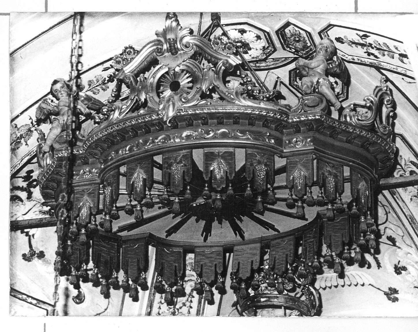 cielo del baldacchino d'altare, opera isolata - bottega lombarda (prima metà sec. XVIII)