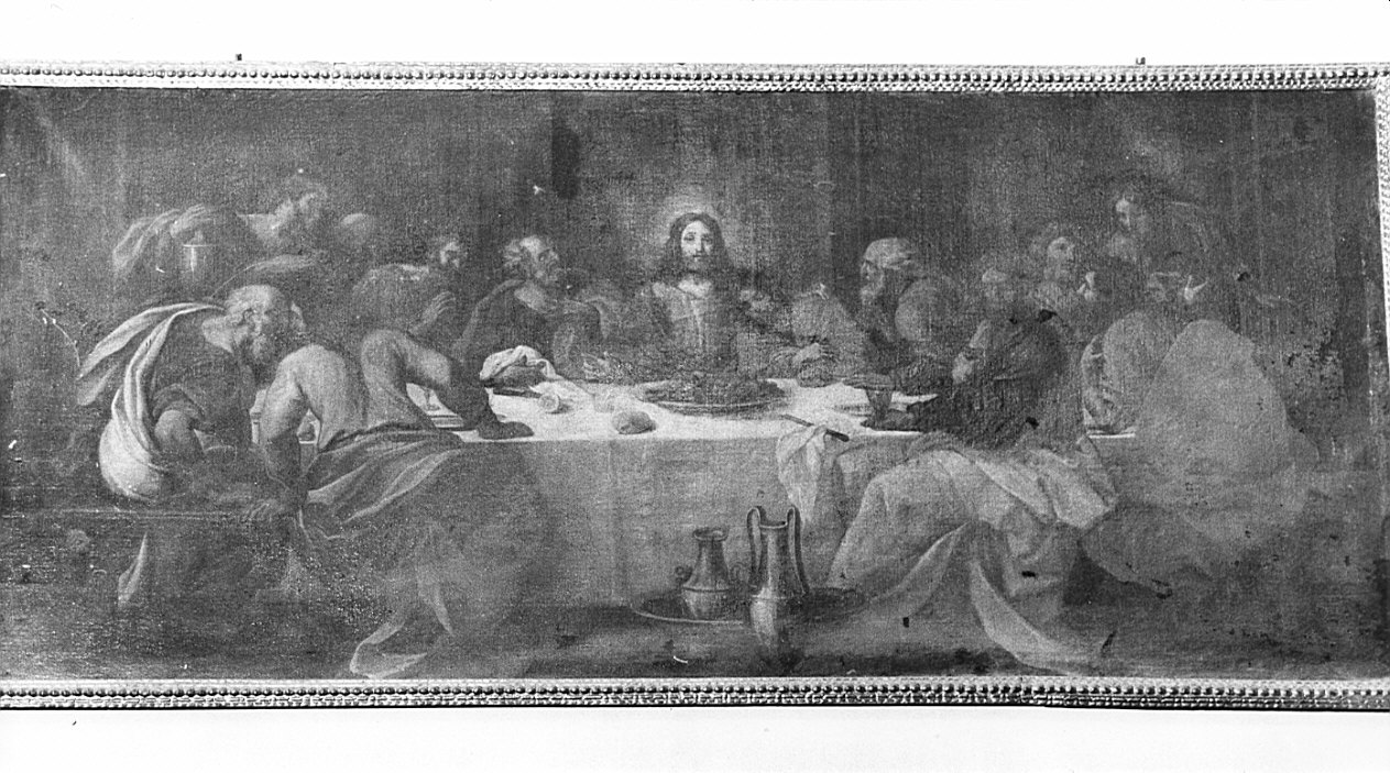 ultima cena (dipinto, opera isolata) - ambito lombardo (fine/inizio secc. XVII/ XVIII)