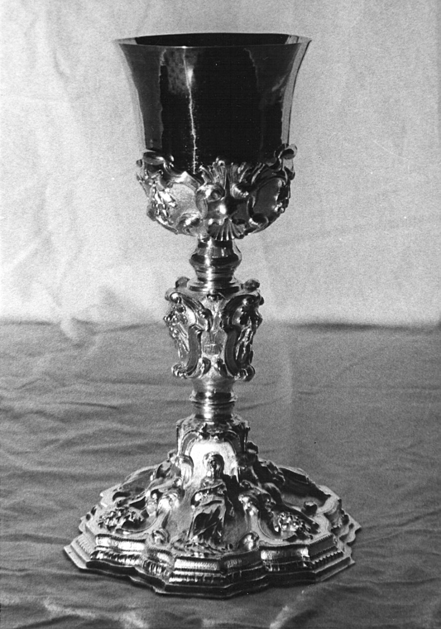 calice, opera isolata - bottega lombarda (sec. XVIII)