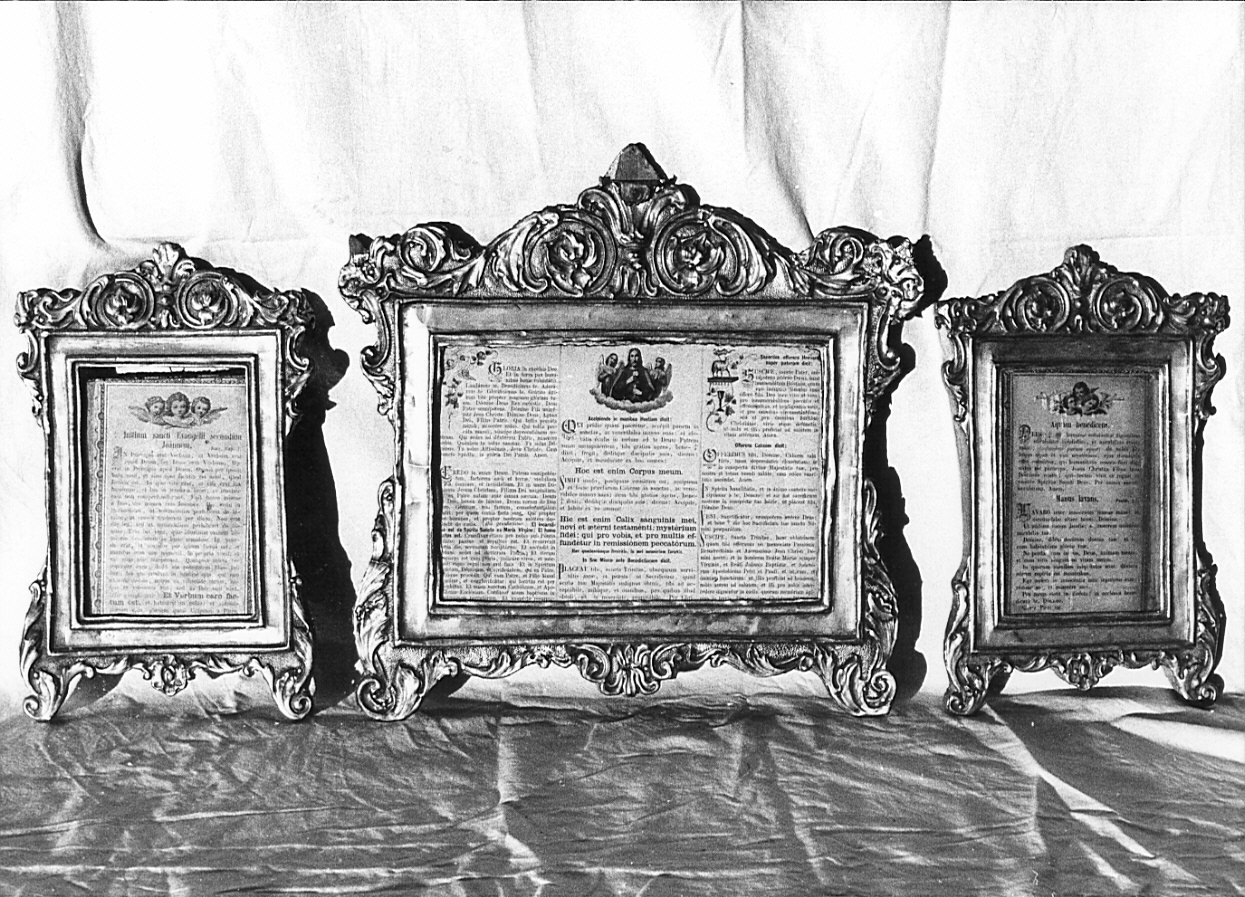 cartagloria, serie - bottega lombarda (fine/inizio secc. XVIII/ XIX)