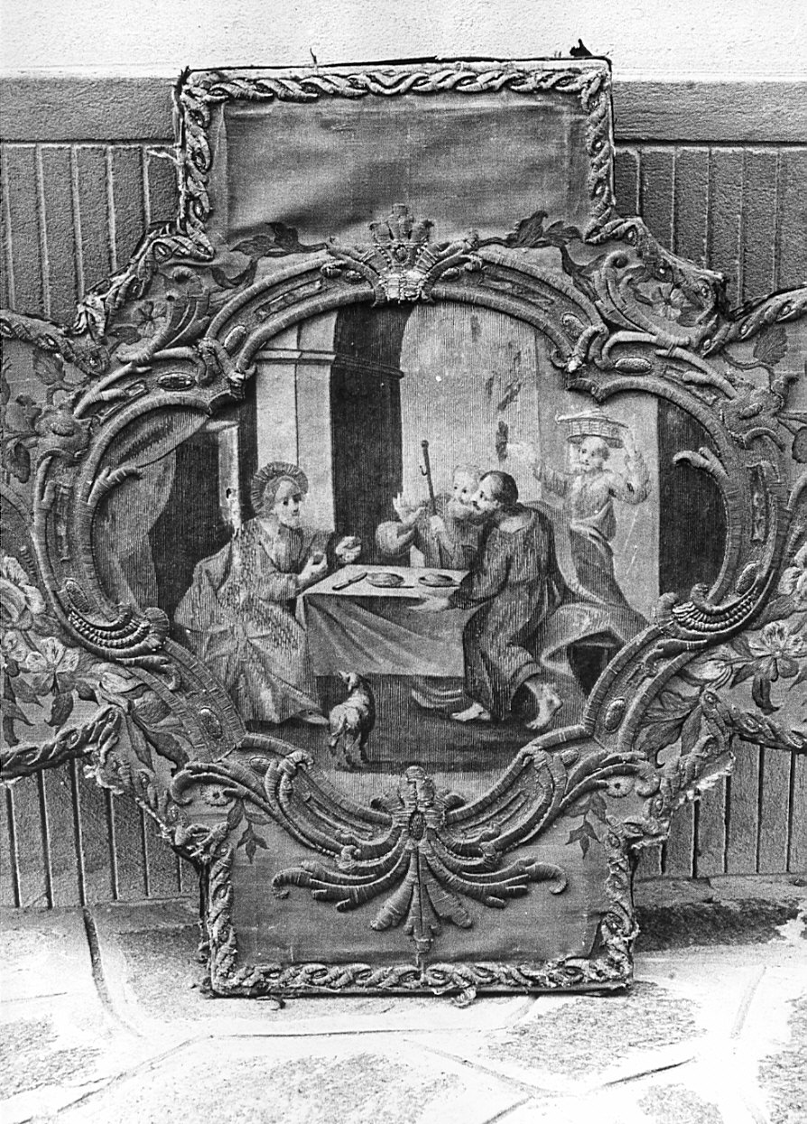 ultima cena (paliotto, opera isolata) - manifattura lombarda (sec. XVIII)