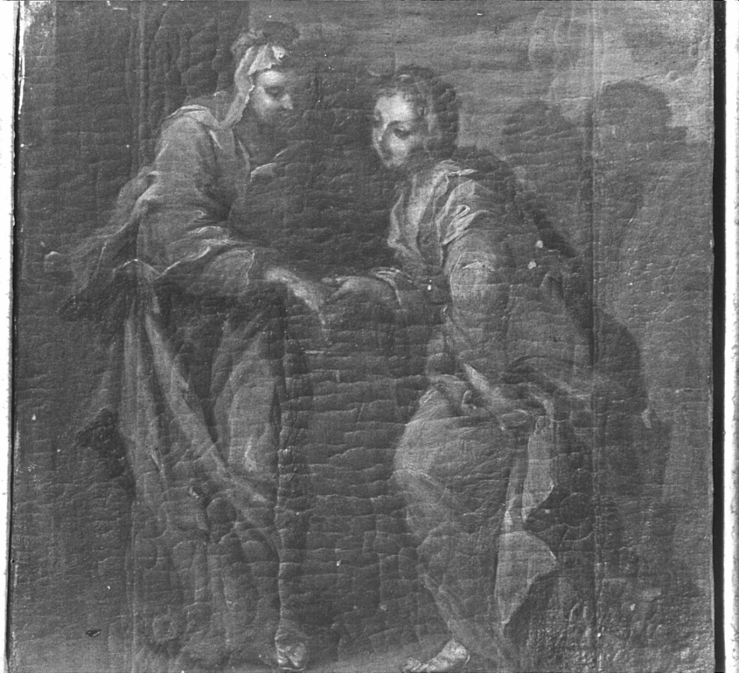 visitazione (dipinto, elemento d'insieme) - ambito bergamasco (sec. XVIII)