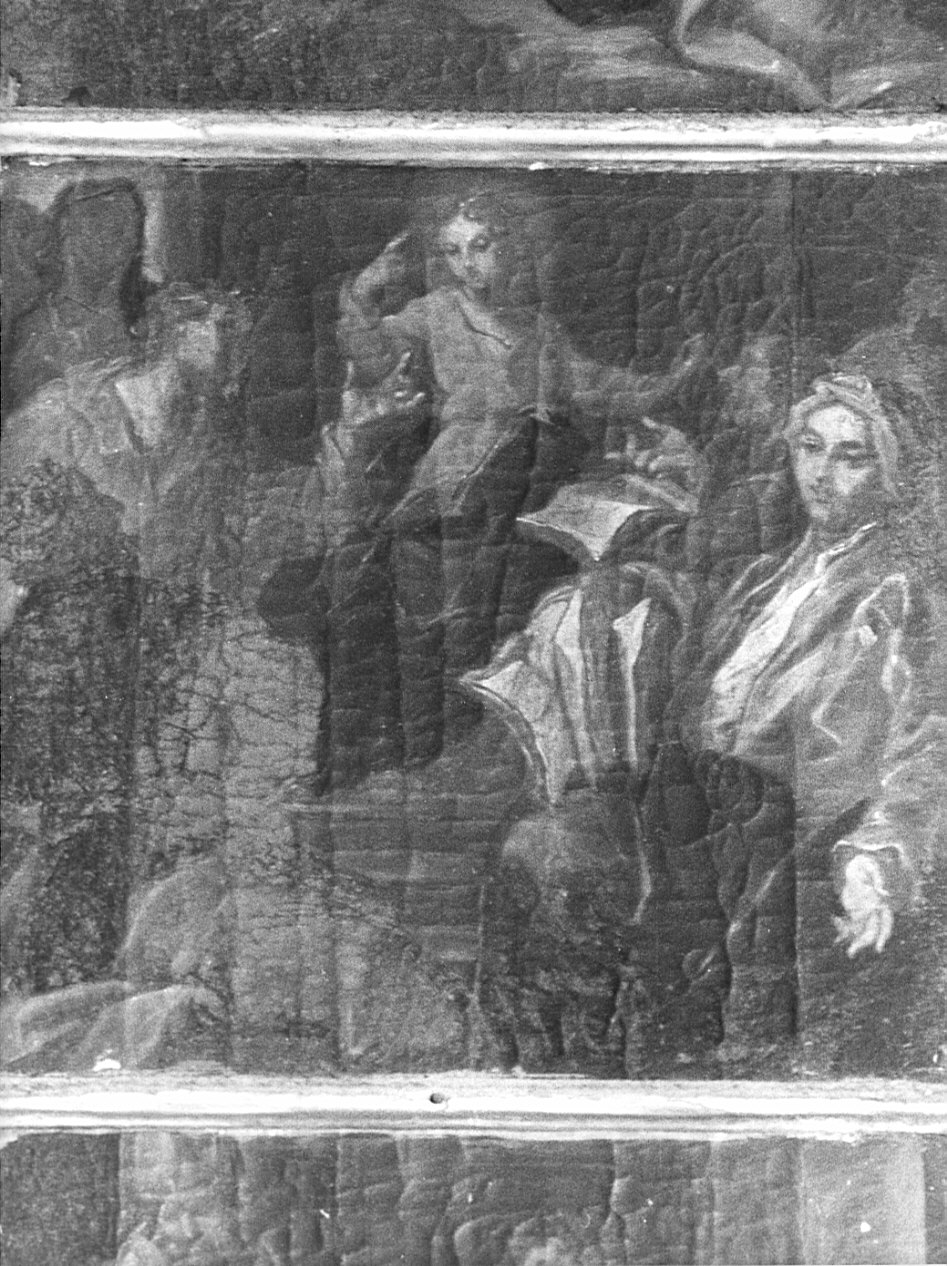 disputa di Gesù con i dottori nel tempio (dipinto, elemento d'insieme) - ambito bergamasco (sec. XVIII)