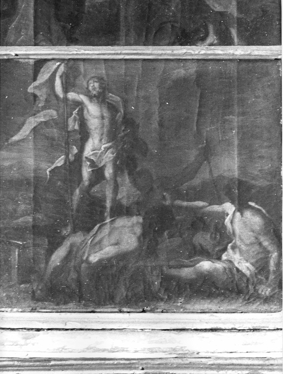 resurrezione di Cristo (dipinto, elemento d'insieme) - ambito bergamasco (sec. XVIII)
