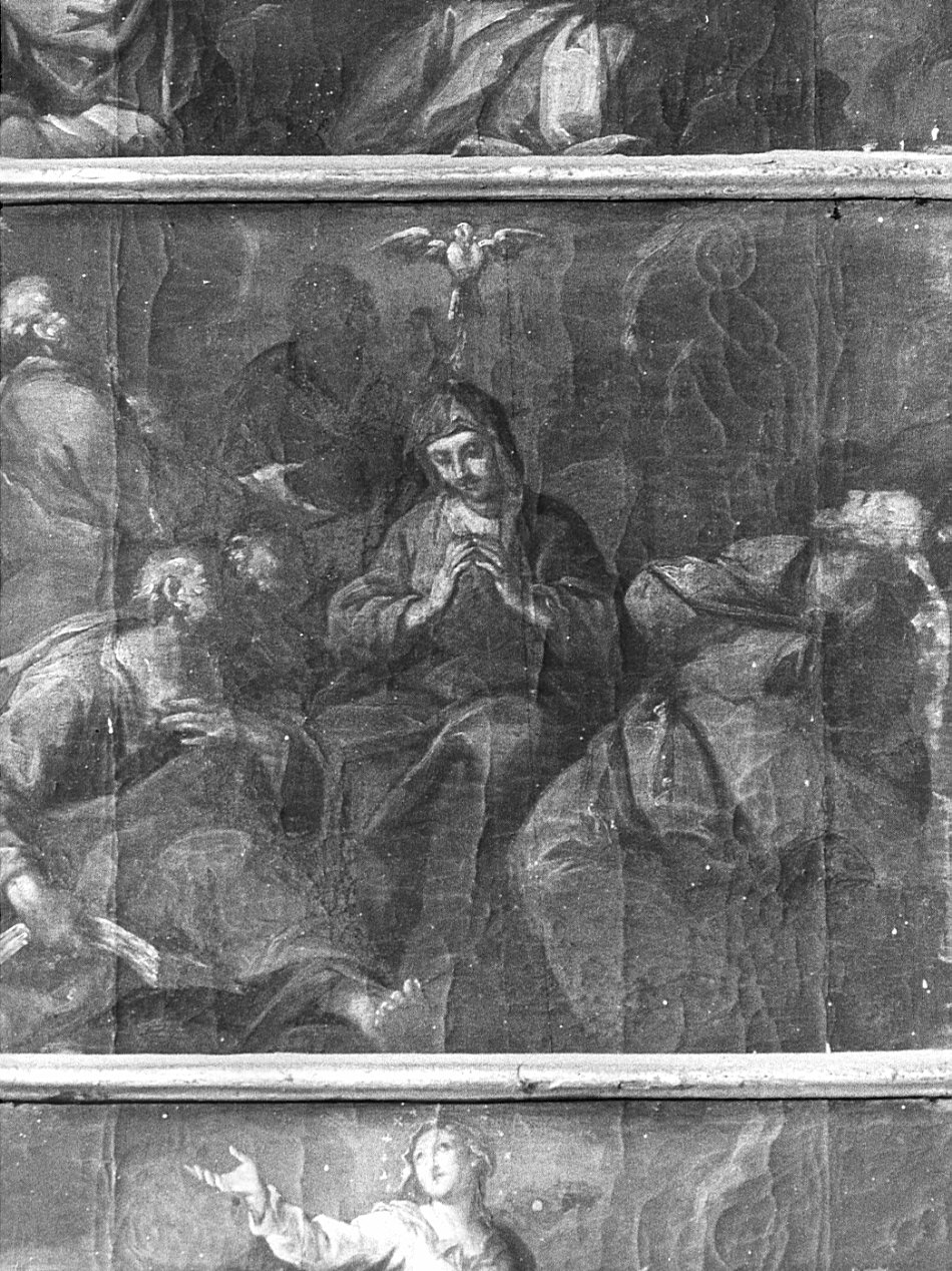 Pentecoste (dipinto, elemento d'insieme) - ambito bergamasco (sec. XVIII)