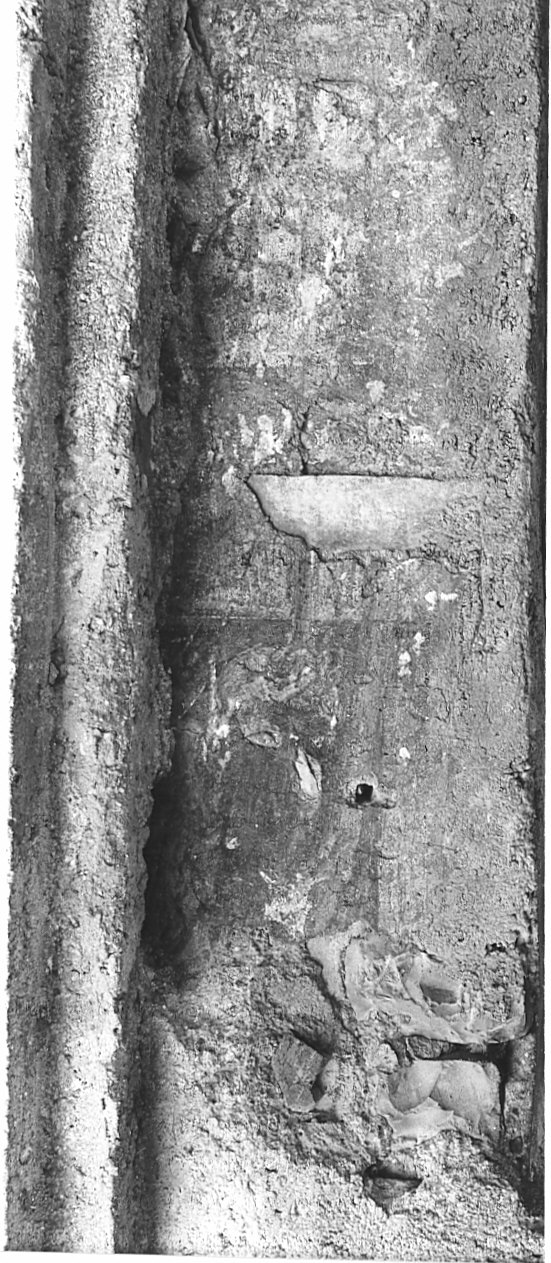 Santo (dipinto, frammento) - ambito lombardo (sec. XV)