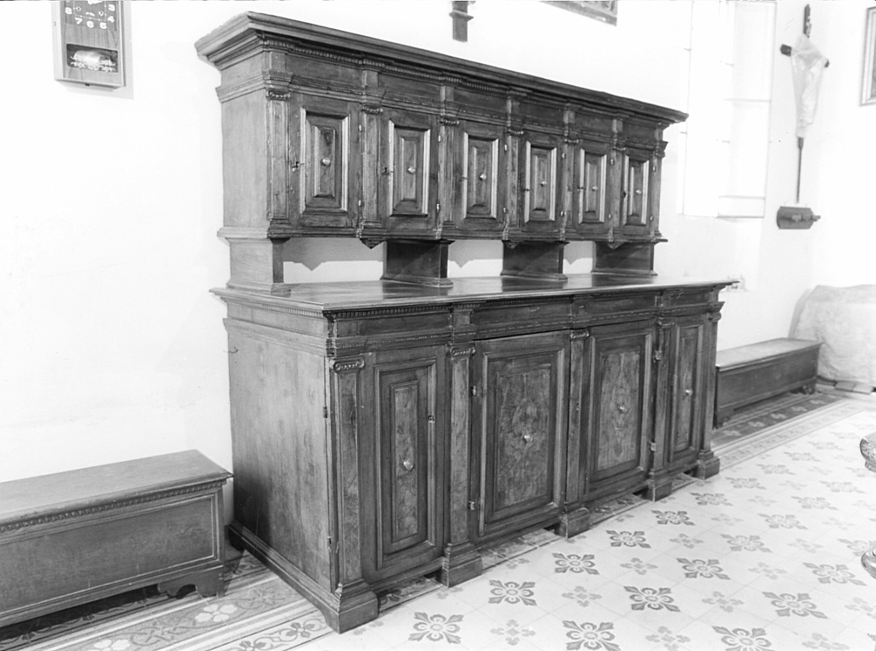 mobile da sacrestia, opera isolata - bottega bergamasca (seconda metà sec. XVIII)