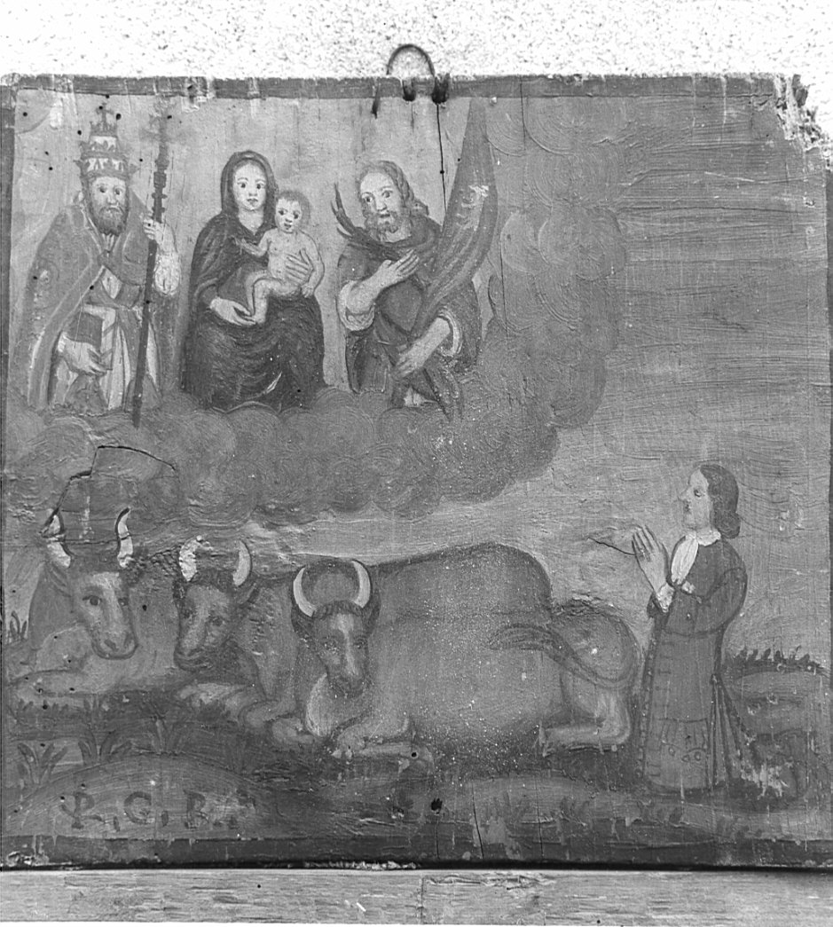 ex voto, opera isolata - ambito bergamasco (sec. XVIII)
