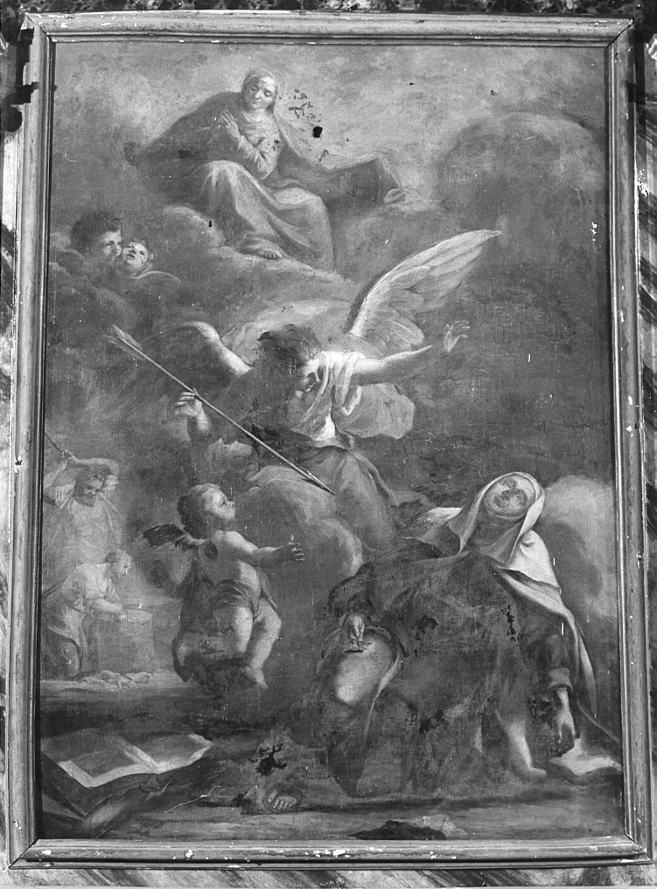 estasi di Santa Teresa d'Avila (pala d'altare, opera isolata) - ambito lombardo (metà sec. XVIII)