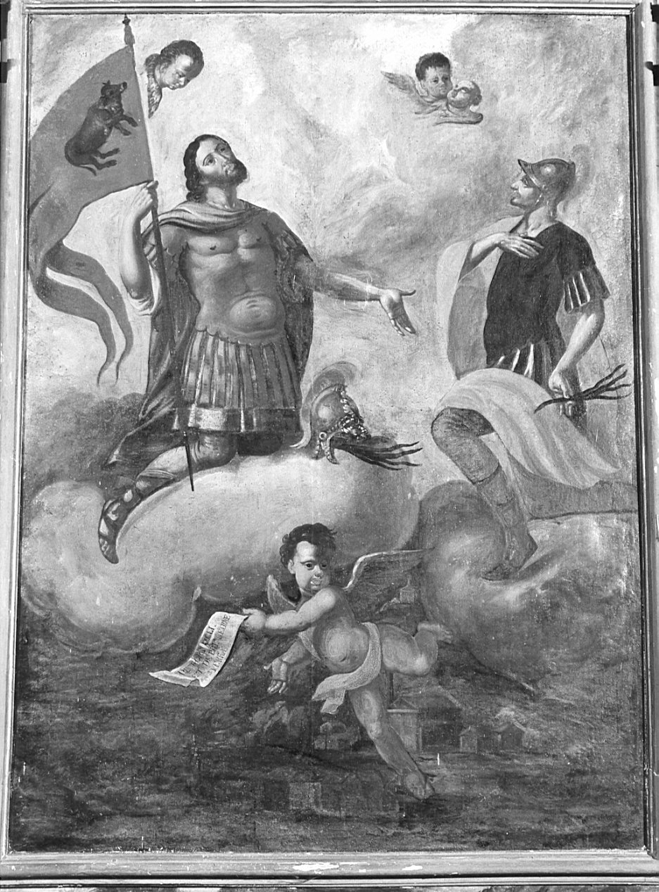 Santi (pala d'altare, opera isolata) - ambito lombardo (seconda metà sec. XVIII)