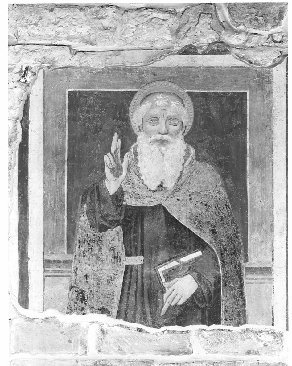 Sant'Antonio Abate (dipinto, frammento) - ambito lombardo (inizio sec. XVI)