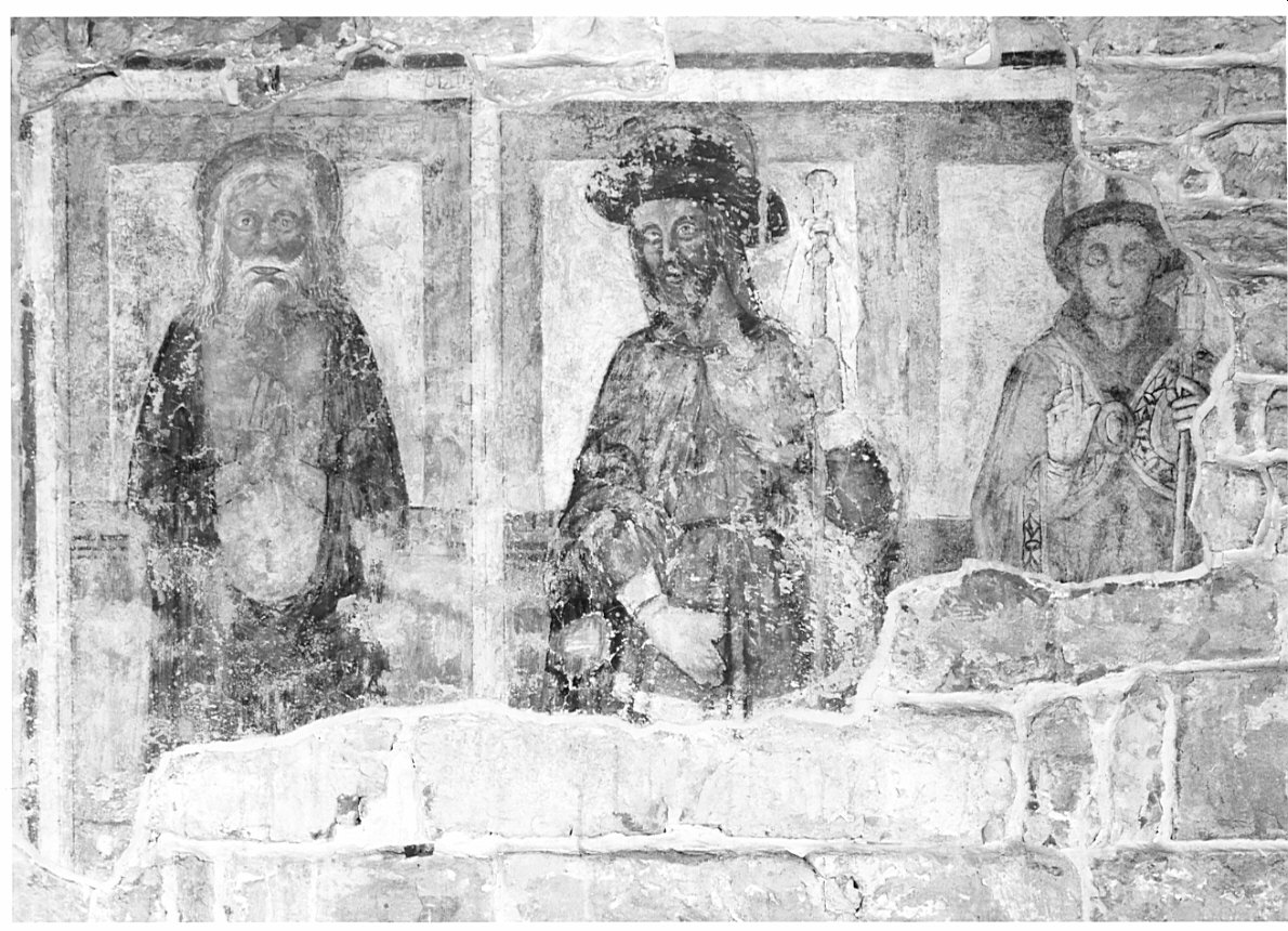 Santi (dipinto, frammento) - ambito lombardo (inizio sec. XVI)