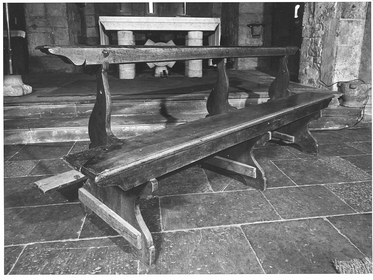 panca, serie - bottega bergamasca (fine/inizio secc. XVIII/ XIX)