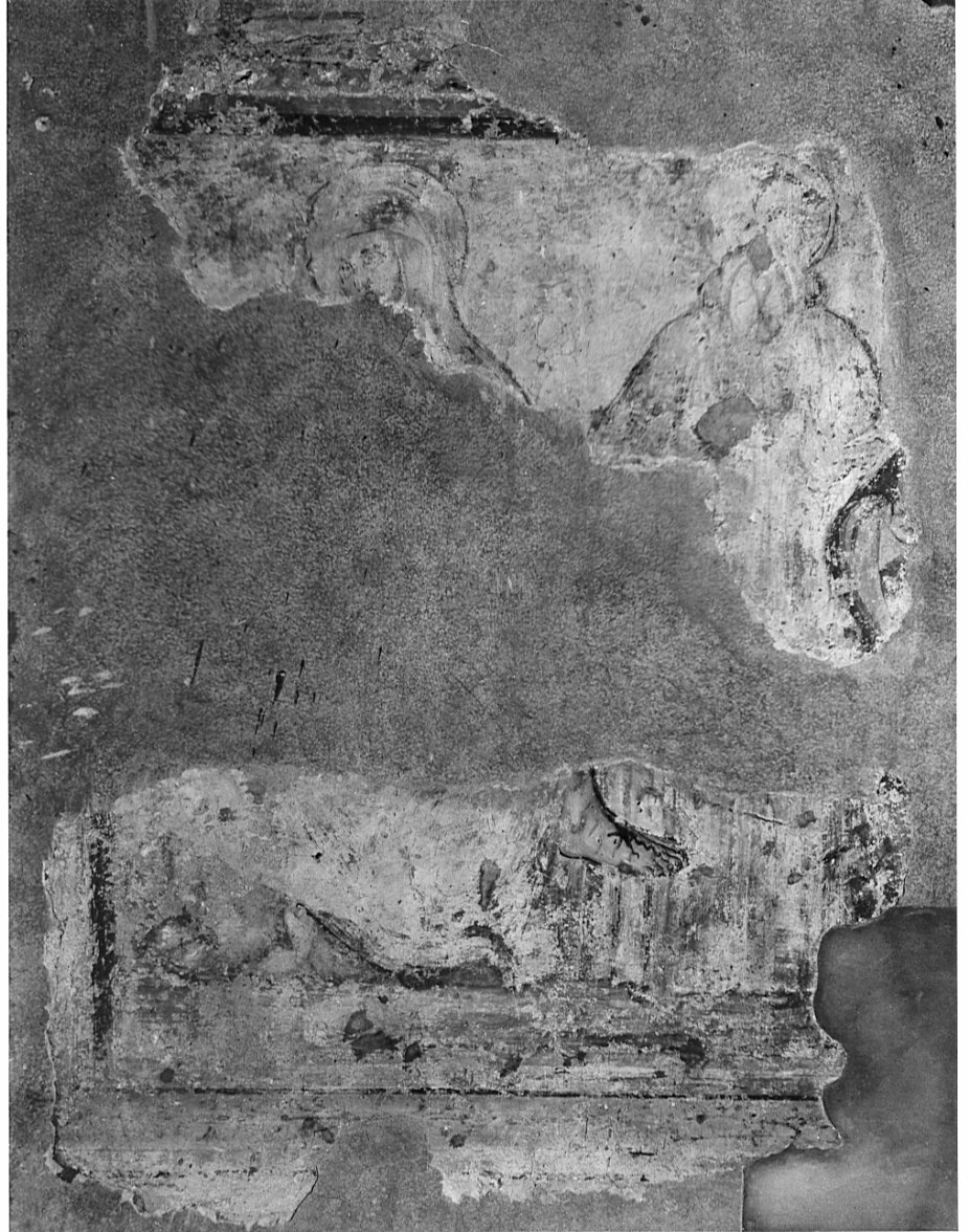 Pietà (dipinto, frammento) - ambito lombardo (fine/inizio secc. XV/ XVI)