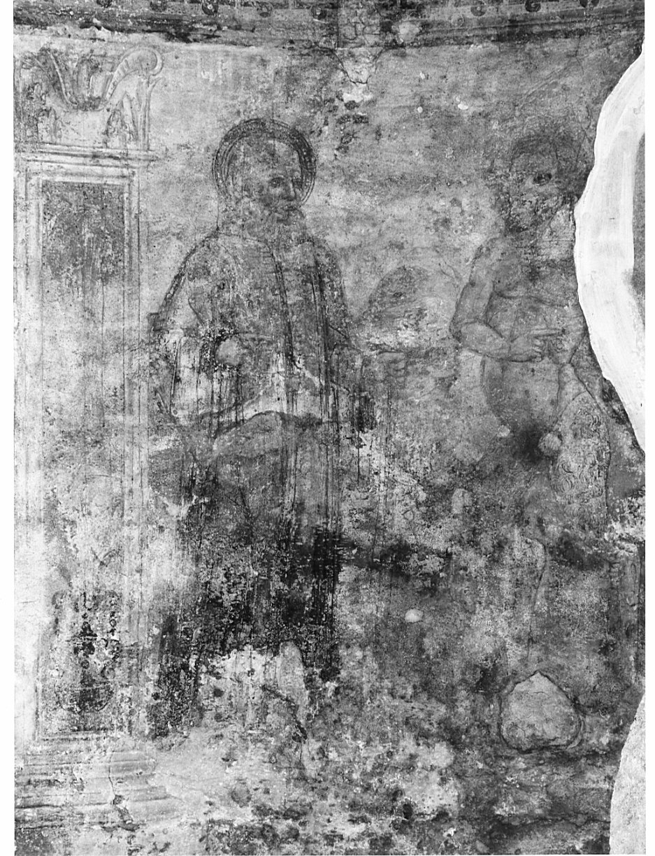 tentazioni di Sant'Antonio Abate (dipinto, opera isolata) - ambito bergamasco (sec. XVI)