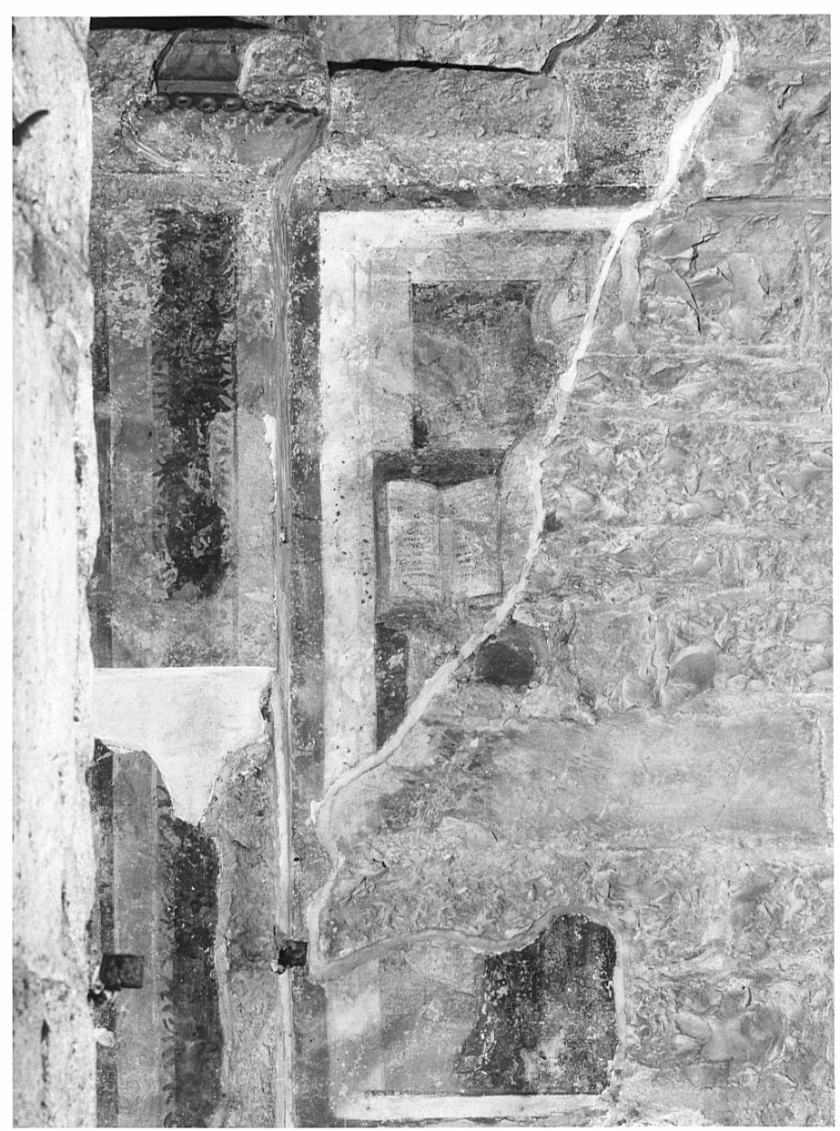 Santo vescovo (dipinto, frammento) - ambito lombardo (sec. XVI)