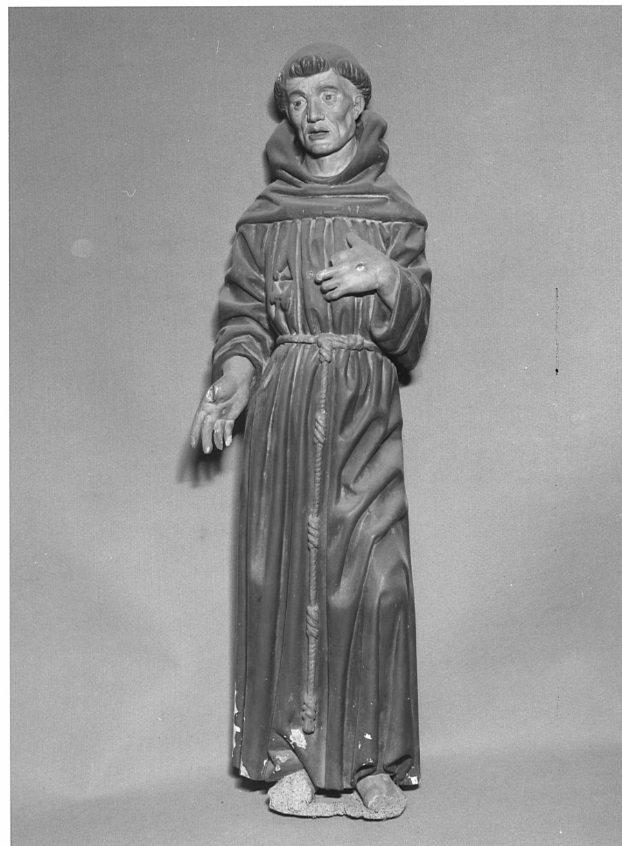 San Francesco d'Assisi (statua, opera isolata) - bottega lombarda (fine/inizio secc. XV/ XVI)