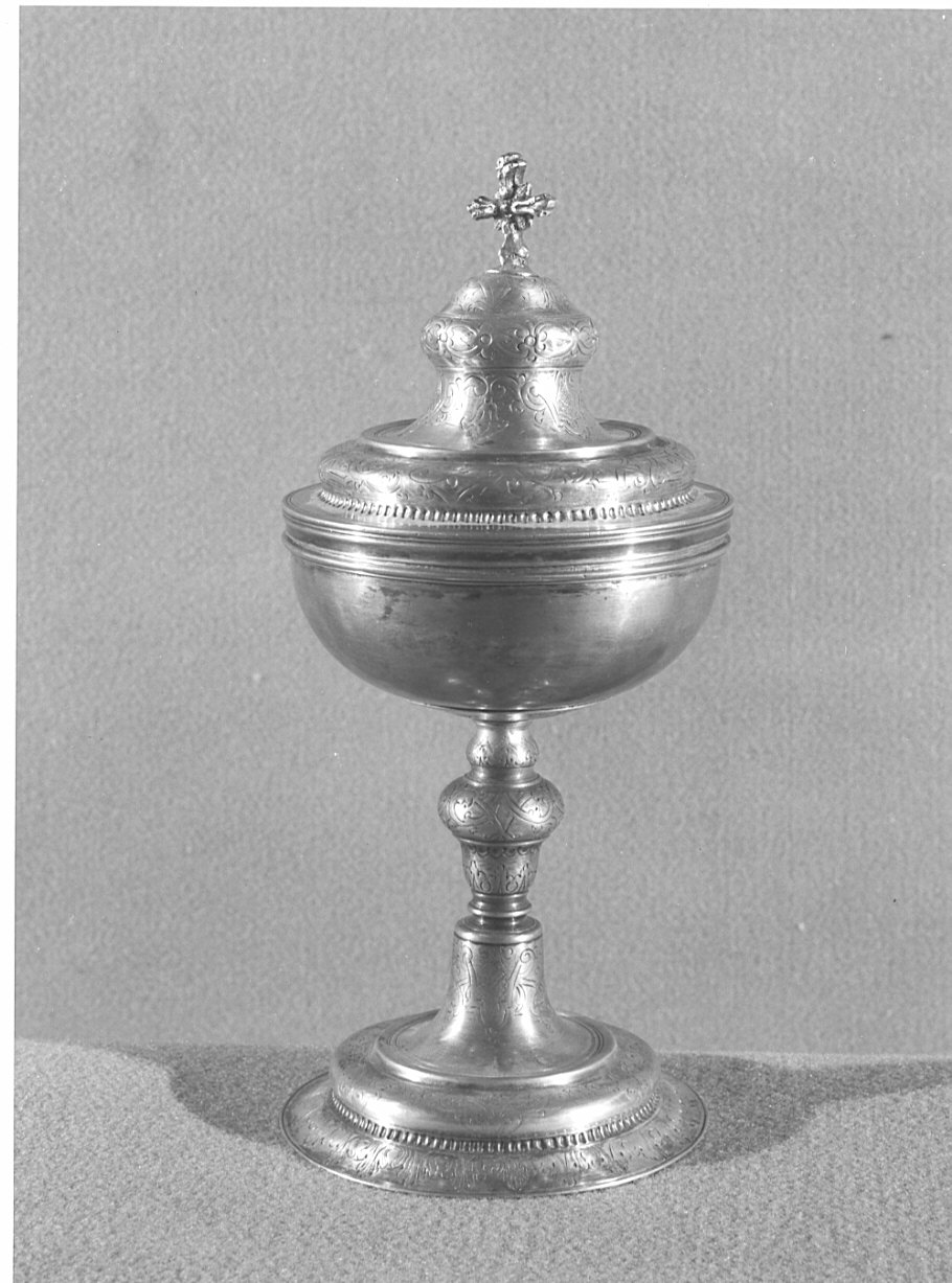 pisside, opera isolata - bottega lombarda (sec. XVII)