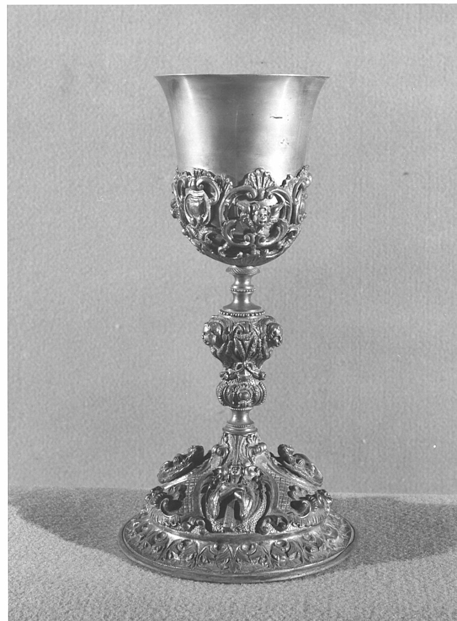 calice, opera isolata - bottega lombarda (inizio sec. XVIII)