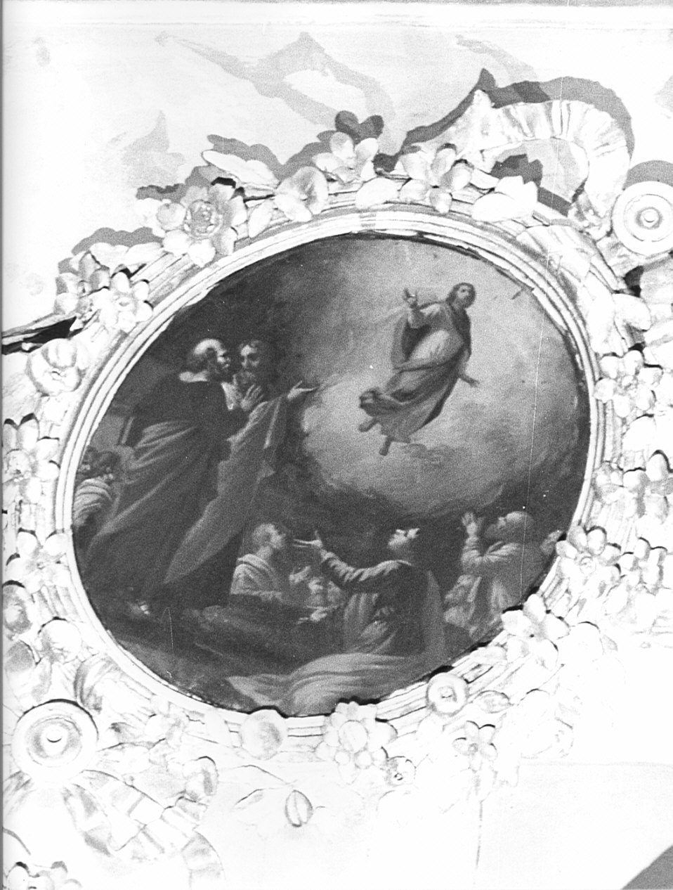 ascensione di Cristo (dipinto, elemento d'insieme) - ambito veneto (seconda metà sec. XVIII)