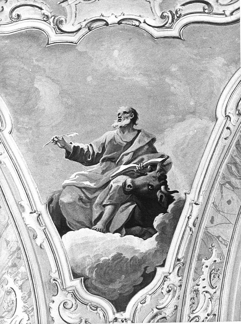 San Luca (dipinto, opera isolata) di Savanni Francesco (attribuito) (seconda metà sec. XVIII)