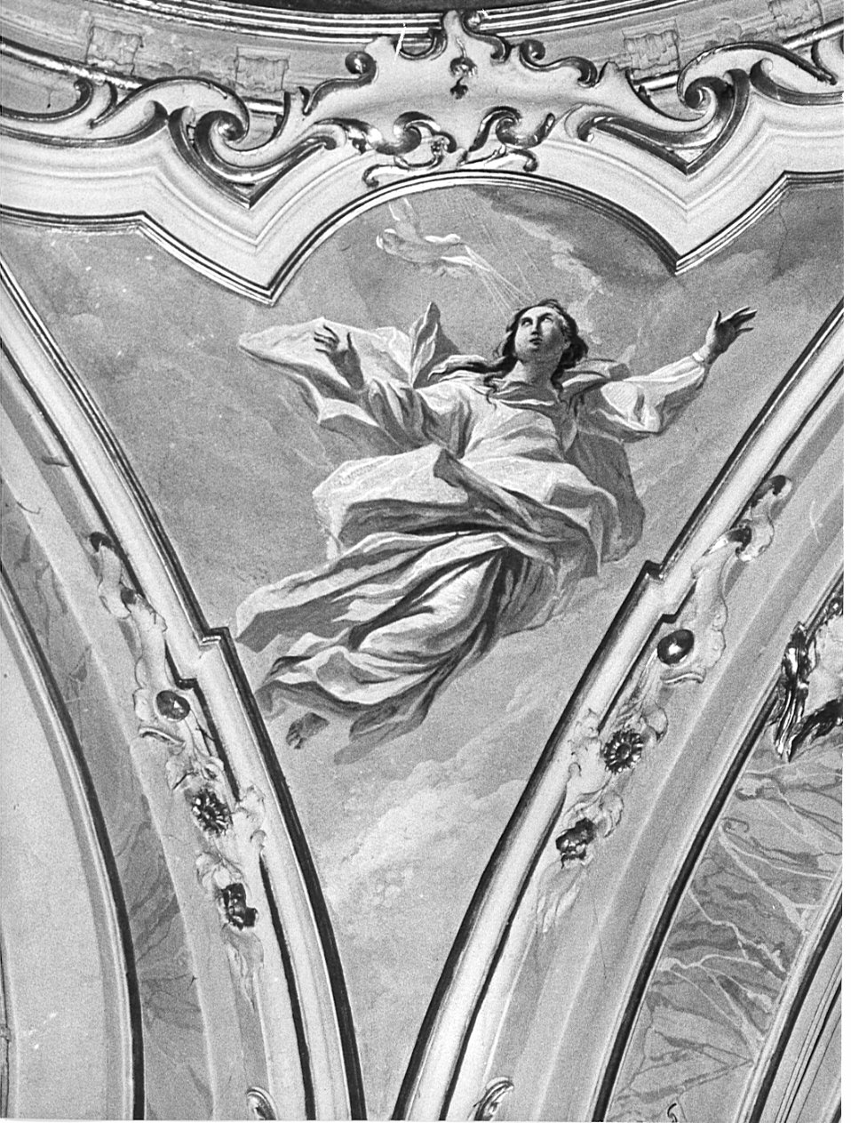 figura allegorica femminile (dipinto, opera isolata) di Savanni Francesco (attribuito) (seconda metà sec. XVIII)