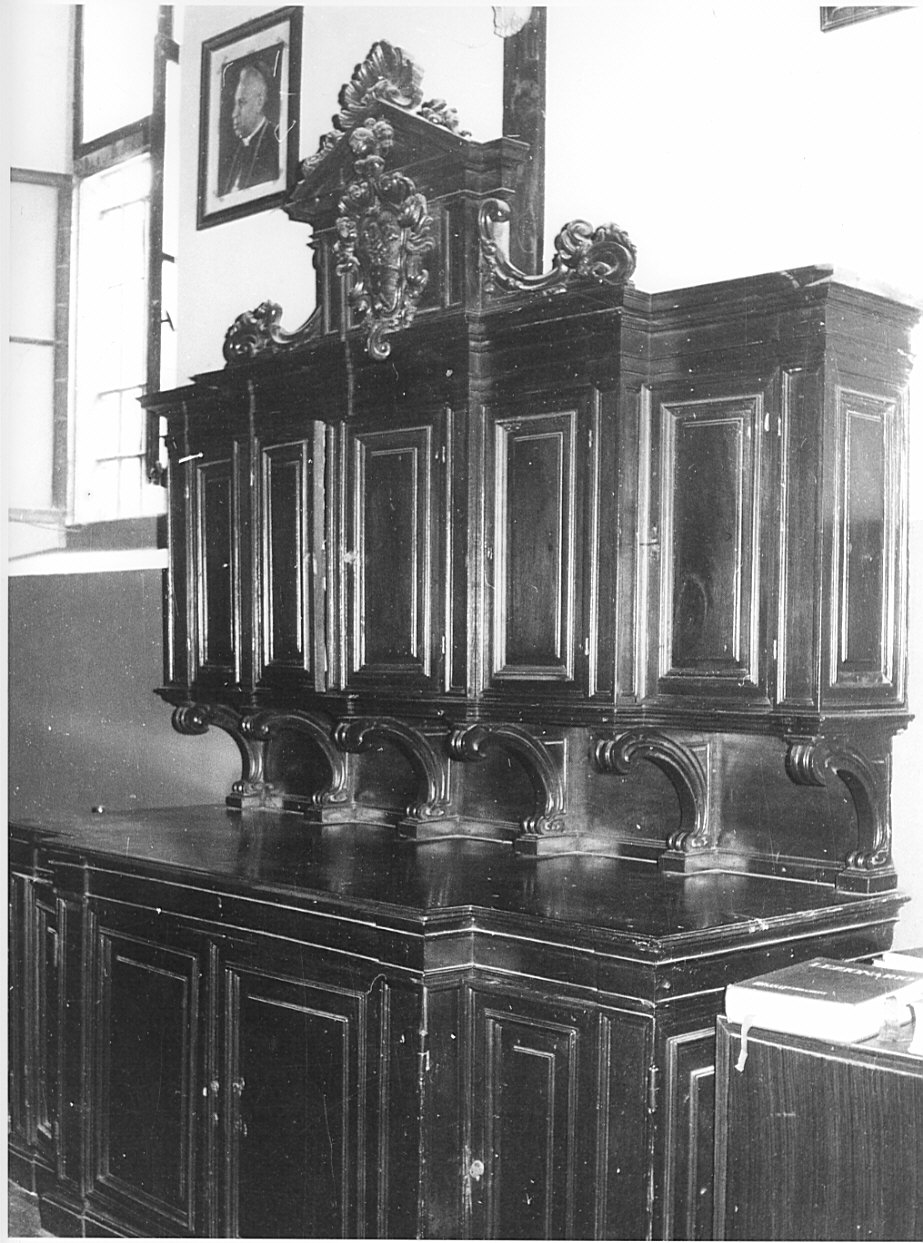 armadio da sacrestia, opera isolata - bottega bergamasca (fine sec. XVIII)